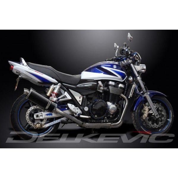 Delkevic volledig systeem Oval Carbon 350mm - GSX1400 (2001-2004)