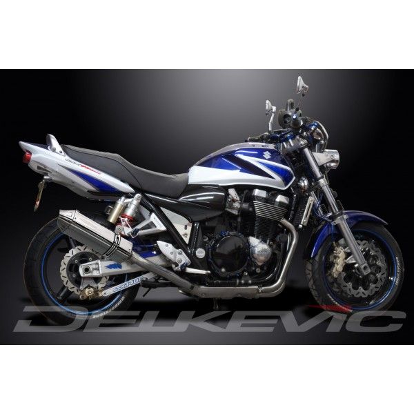 Delkevic volledig systeem Tri-Oval RVS 320mm - GSX1400 (2001-2004)