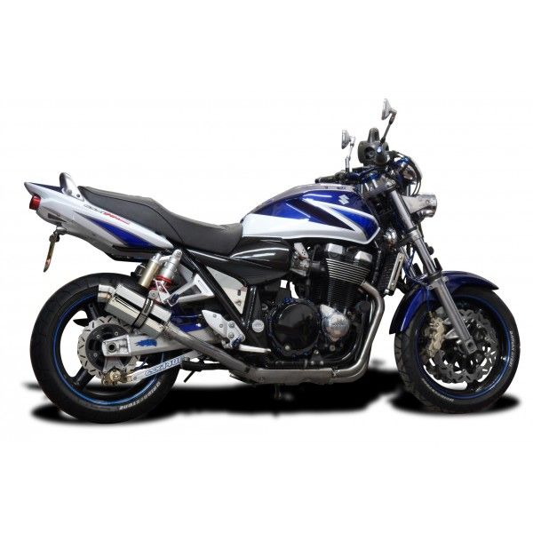 Delkevic volledig systeem Oval RVS 225mm - GSX1400 (2001-2004)