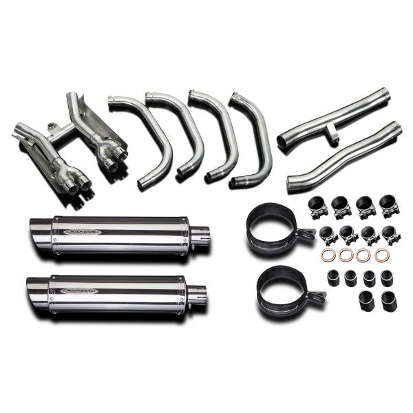 Delkevic volledig systeem Round RVS 350mm - GSX1400 (2001-2004)