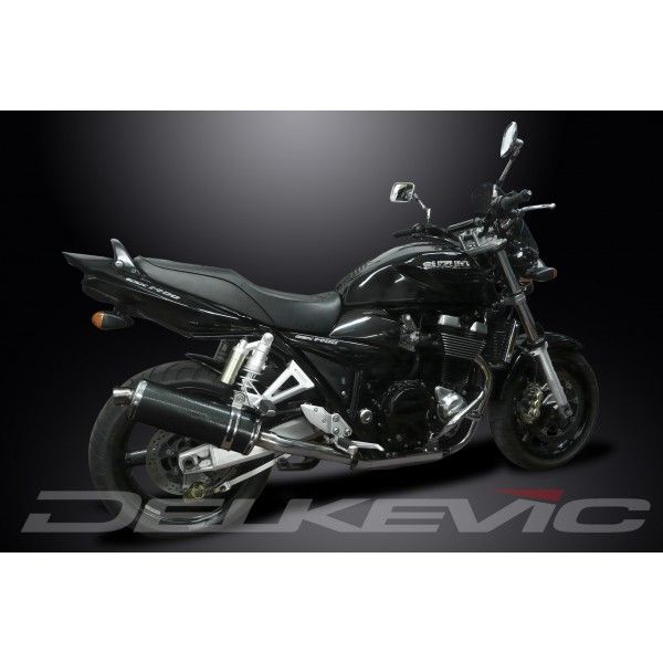 Delkevic slip-on kit Oval Carbon 350mm - GSX1400 K2-K4 (2001-2004)