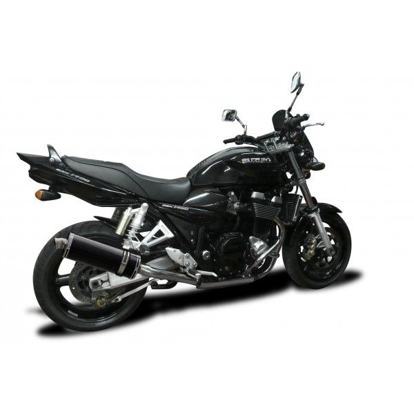 Delkevic slip-on kit Oval Carbon 350mm - GSX1400 K2-K4 (2001-2004)