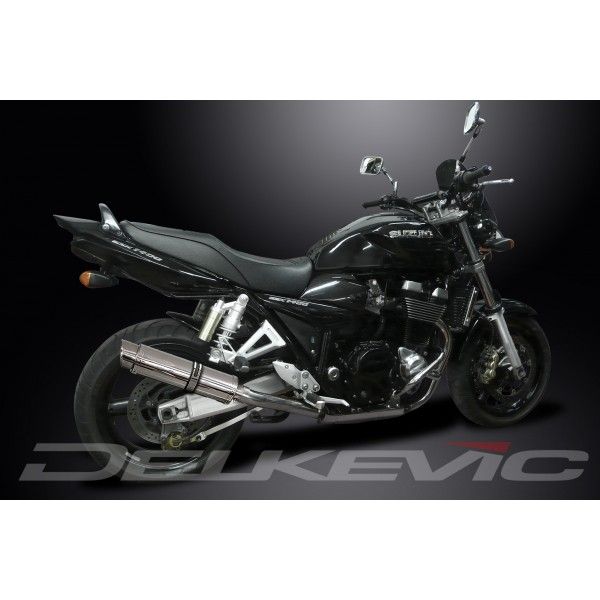 Delkevic slip-on kit Round RVS 350mm - GSX1400 K2-K4 (2001-2004)