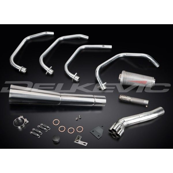 Delkevic volledig systeem Megaphone RVS 550mm - GS1000 S/E (1978-1980)