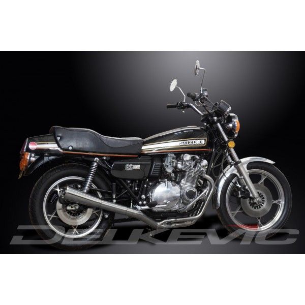 Delkevic volledig systeem Megaphone RVS 550mm - GS1000 S/E (1978-1980)