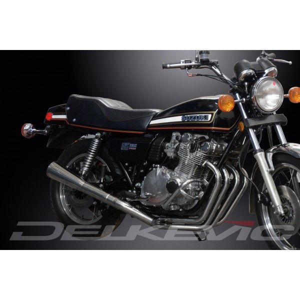 Delkevic volledig systeem Megaphone RVS 550mm - GS1000 S/E (1978-1980)