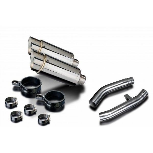 Delkevic slip-on kit Round RVS 200mm - FJR1300 (2000-2005)