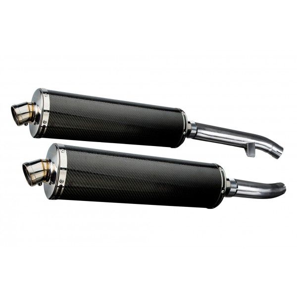 Delkevic slip-on kit Oval Carbon 450mm - FJR1300 (2000-2005)