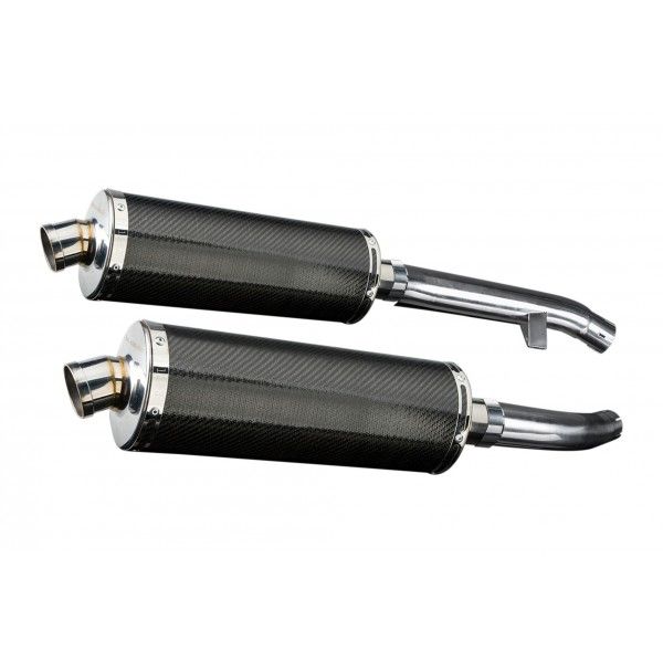 Delkevic slip-on kit Oval Carbon 350mm - FJR1300 (2000-2005)