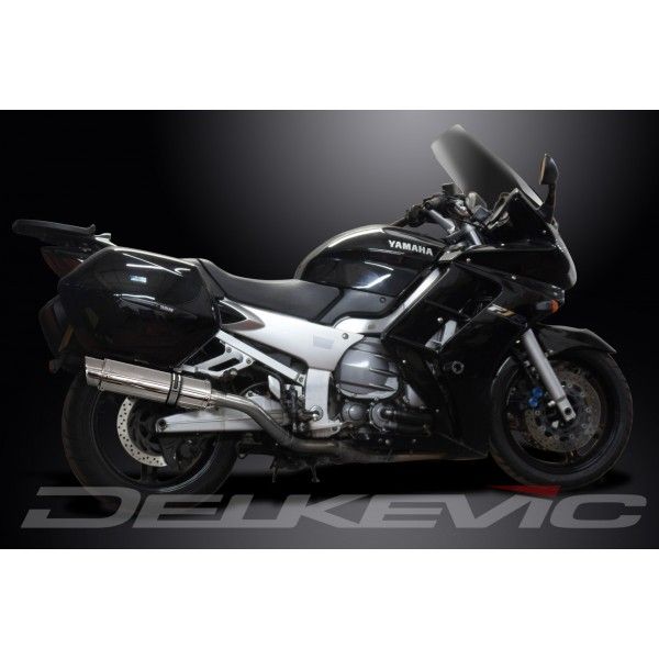 Delkevic slip-on kit Round RVS 350mm - FJR1300 (2000-2005)