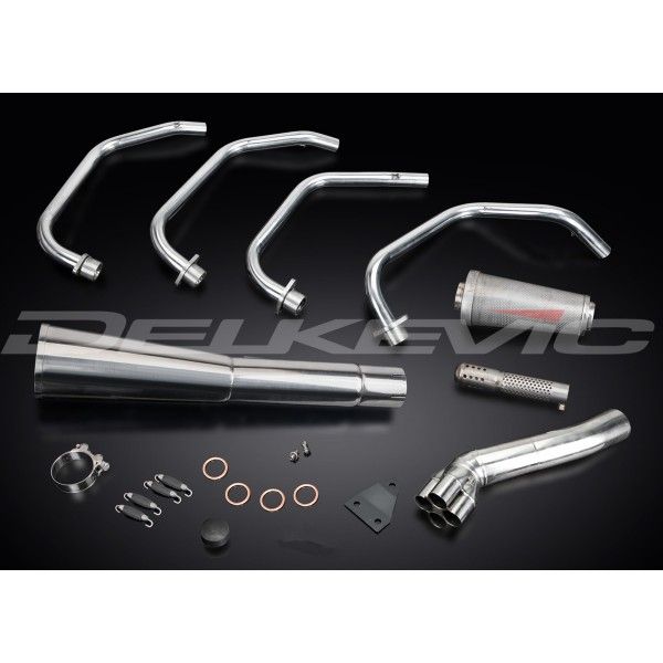 Delkevic volledig systeem Megaphone RVS 550mm - GS1100G (1982-1984)