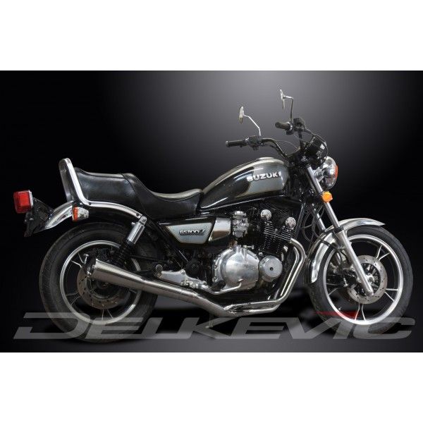 Delkevic volledig systeem Megaphone RVS 550mm - GS1100GLZ (1982-1983)