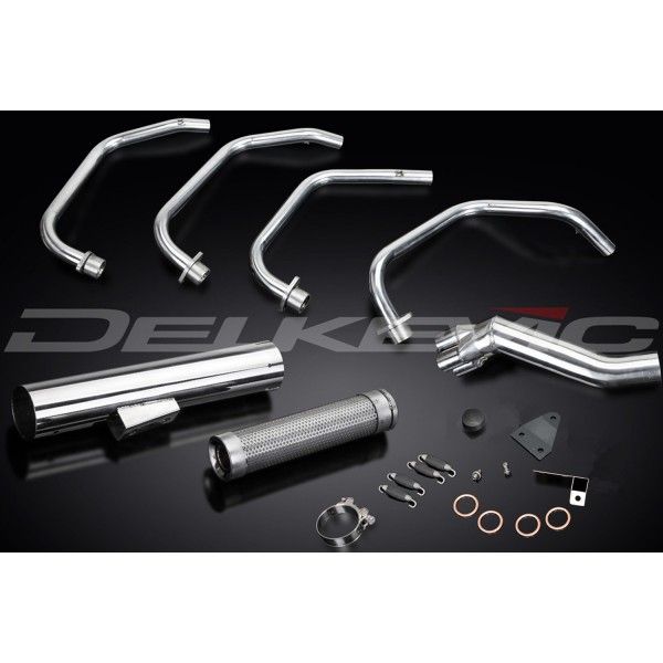 Delkevic volledig systeem Short Straight RVS 350mm - GS1100GLZ (1982-1983)