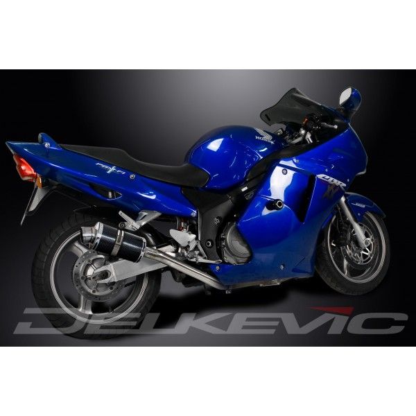 Delkevic volledig systeem Oval Carbon 225mm - CBR1100XX BLACKBIRD (1996-2009)