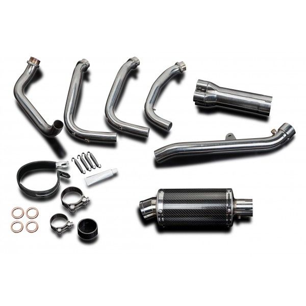 Delkevic volledig systeem Oval Carbon 225mm - CBR1100XX BLACKBIRD (1996-2009)