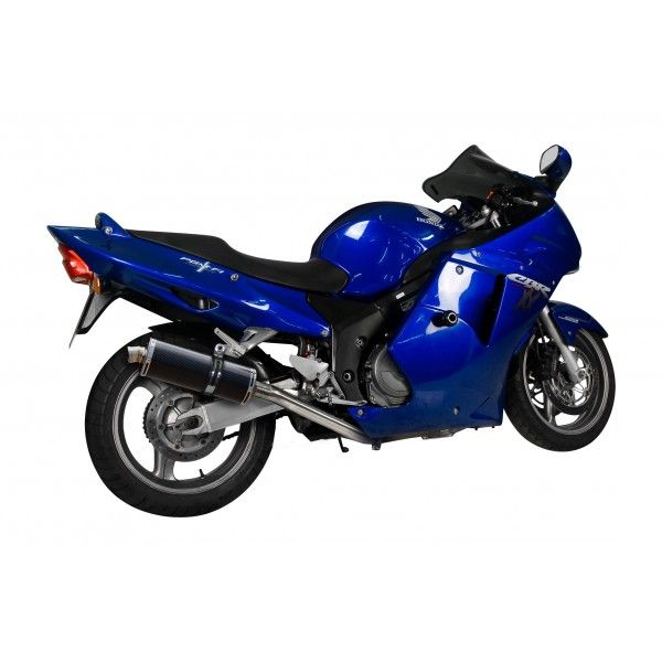 Delkevic volledig systeem Oval Carbon 350mm - CBR1100XX BLACKBIRD (1996-2009)