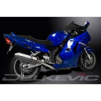 Delkevic volledig systeem Tri-Oval RVS 320mm - CBR1100XX BLACKBIRD (1996-2009)