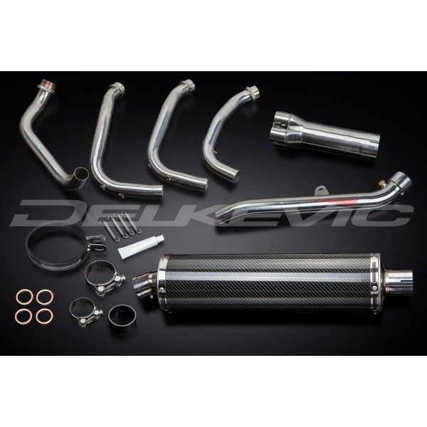 Delkevic volledig systeem Oval Carbon 450mm - CBR1100XX BLACKBIRD (1996-2009)