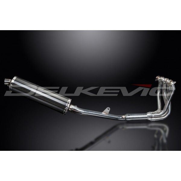 Delkevic volledig systeem Oval Carbon 450mm - CBR1100XX BLACKBIRD (1996-2009)