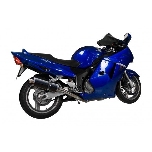 Delkevic slip-on kit Oval Carbon 350mm - CBR1100XX BLACKBIRD (1996-2009)