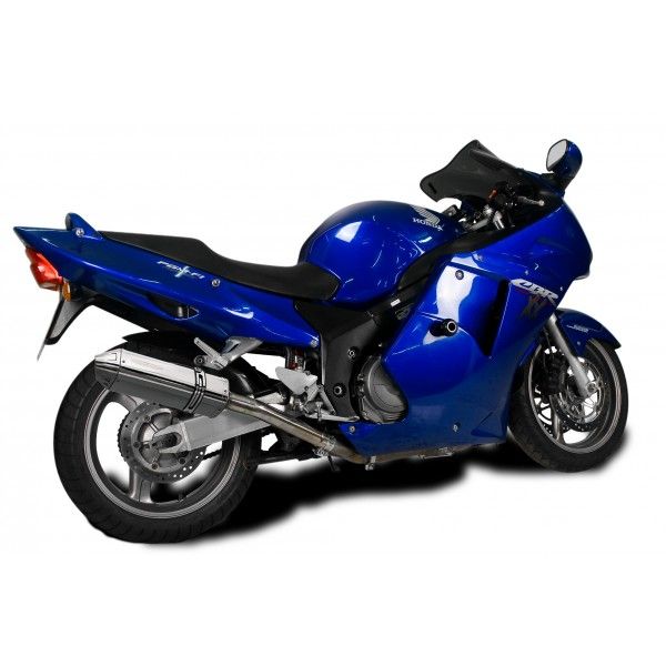 Delkevic slip-on kit Tri-Oval RVS 320mm - CBR1100XX BLACKBIRD (1996-2009)