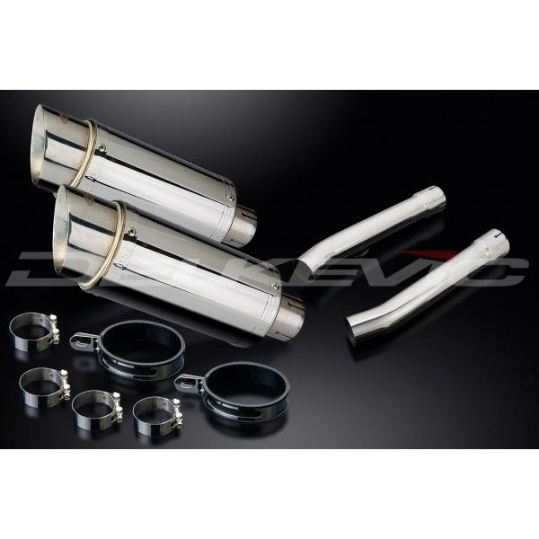 Delkevic slip-on kit Round RVS 200mm - CBR1100XX BLACKBIRD (1996-2009)