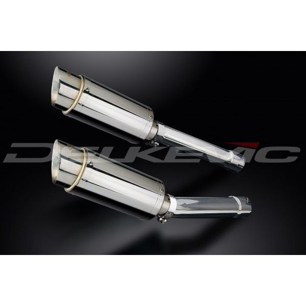Delkevic slip-on kit Round RVS 200mm - CBR1100XX BLACKBIRD (1996-2009)