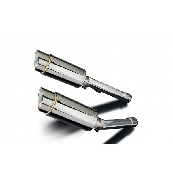 Delkevic slip-on kit Round RVS 200mm - CBR1100XX BLACKBIRD (1996-2009)