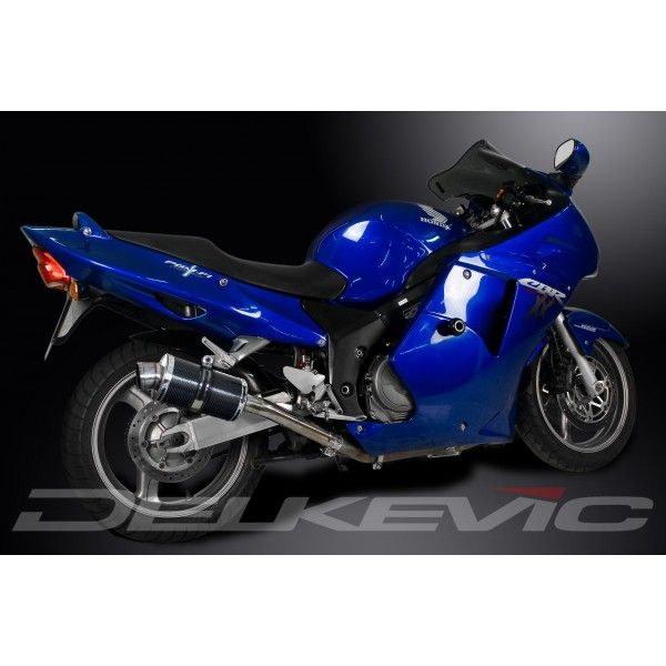 Delkevic slip-on kit Oval Carbon 225mm - CBR1100XX BLACKBIRD (1996-2009)
