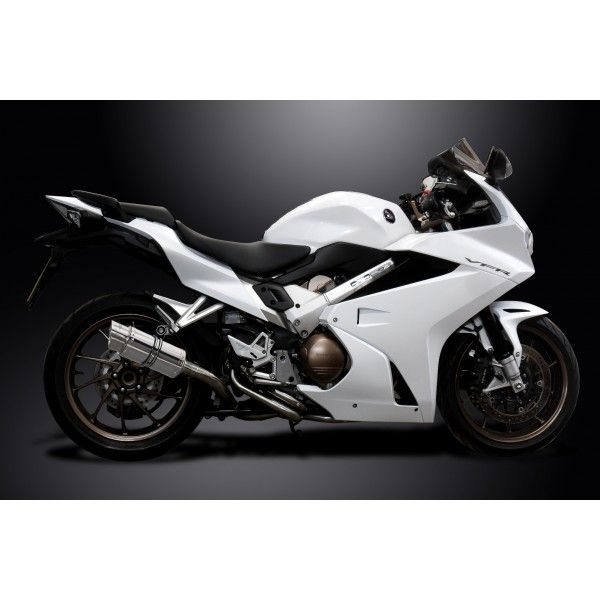 Delkevic volledig systeem Round RVS 200mm - VFR800F 14-19 VFR800X 15-7