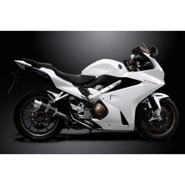 Delkevic volledig systeem Round Carbon 200mm - VFR800F 14-19 VFR800X 15-6