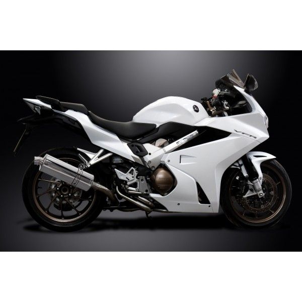 Delkevic volledig systeem Oval RVS 350mm - VFR800F 14-19 VFR800X 15-9