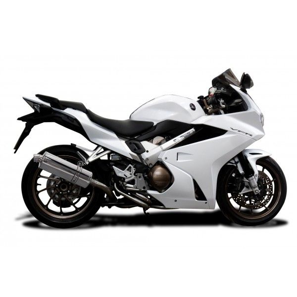 Delkevic volledig systeem Oval RVS 350mm - VFR800F 14-19 VFR800X 15-9