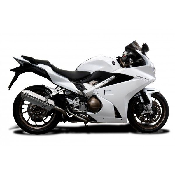 Delkevic volledig systeem Tri-Oval RVS 320mm - VFR800F 14-19 VFR800X 15-15