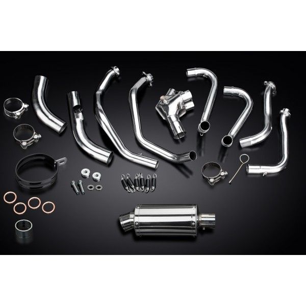 Delkevic volledig systeem Oval RVS 225mm - VFR800F 14-19 VFR800X 15-16