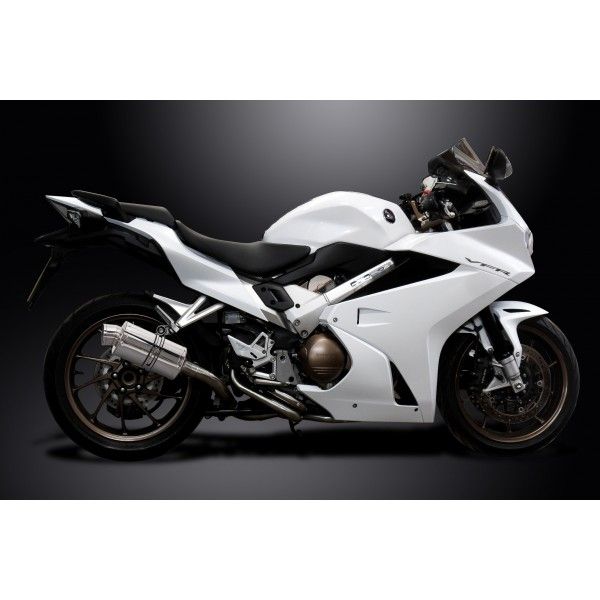 Delkevic volledig systeem Oval RVS 225mm - VFR800F 14-19 VFR800X 15-16