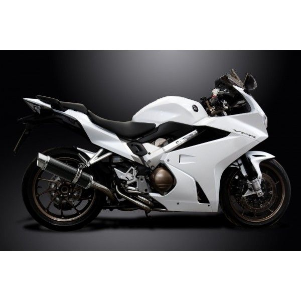 Delkevic volledig systeem Round Carbon 350mm - VFR800F 14-19 VFR800X 15-17