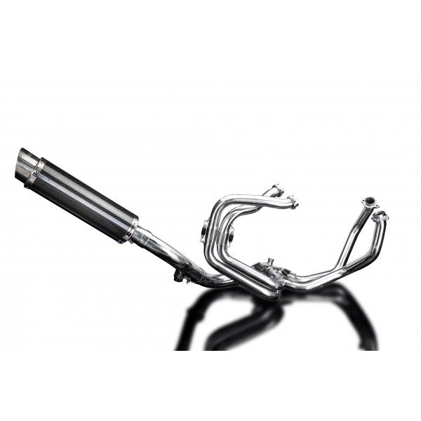 Delkevic volledig systeem Round Carbon 350mm - VFR800F 14-19 VFR800X 15-17