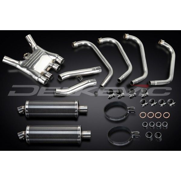 Delkevic volledig systeem Oval Carbon 350mm - FJ1200 (1TX) (1986-1987)