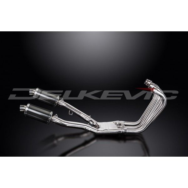 Delkevic volledig systeem Oval Carbon 225mm - FJ1200 (3CV) (1988-1990)