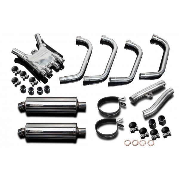 Delkevic volledig systeem Oval RVS 350mm - FJ1200 (3CV) (1988-1990)