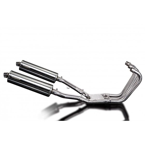 Delkevic volledig systeem Oval RVS 450mm - FJ1200 (3CV) (1988-1990)