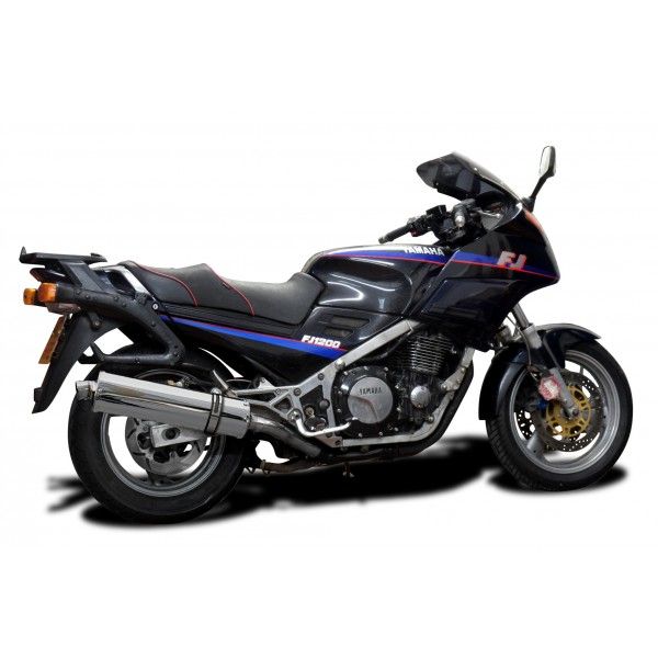 Delkevic volledig systeem Oval RVS 450mm - FJ1200 (3CV) (1988-1990)