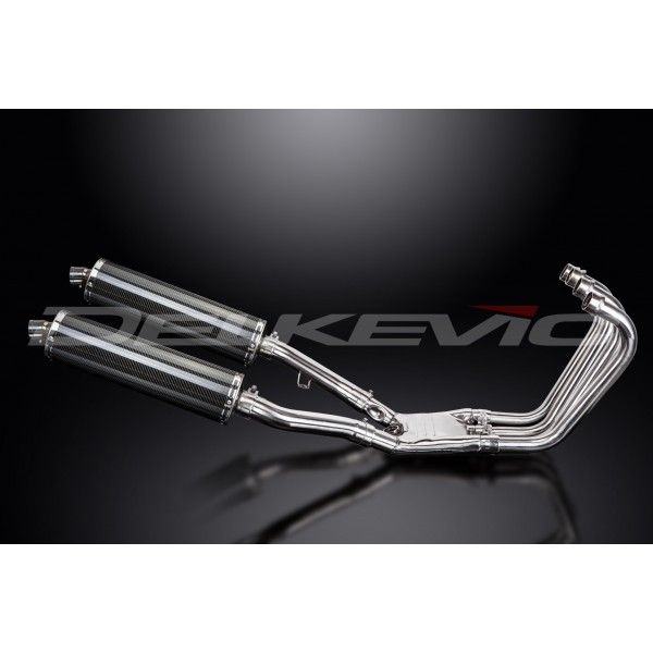 Delkevic volledig systeem Oval Carbon 450mm - FJ1200 (3CV) (1988-1990)