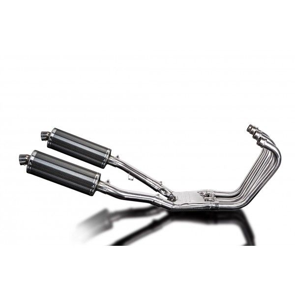 Delkevic volledig systeem Oval Carbon 350mm - FJ1200 (3CV) (1988-1990)