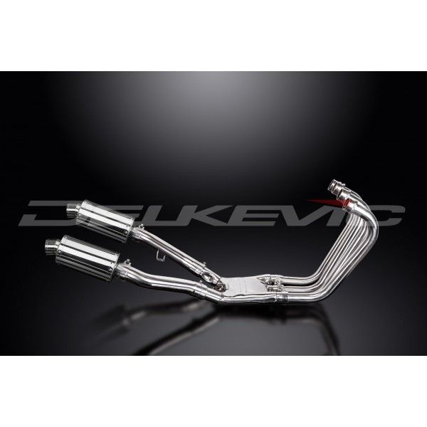 Delkevic volledig systeem Oval RVS 225mm - FJ1200 (3CV) (1988-1990)