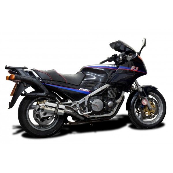 Delkevic volledig systeem Oval RVS 225mm - FJ1200 (3CV) (1988-1990)