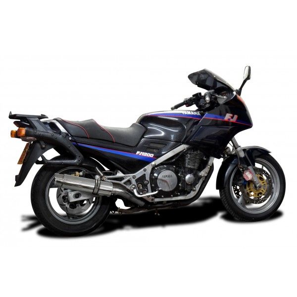 Delkevic volledig systeem Round RVS 350mm - FJ1200 (3CV) (1988-1990)