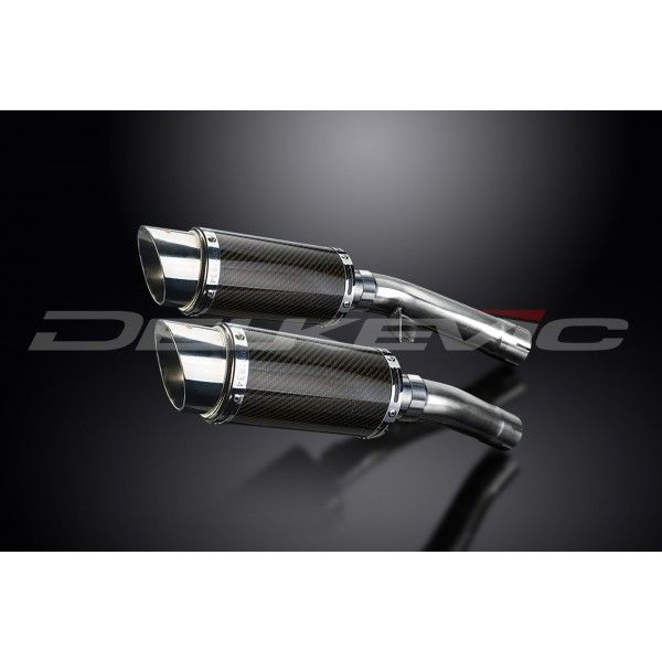 Delkevic slip-on kit Round Carbon 200mm - FJ1100/1200 (1984-1987)