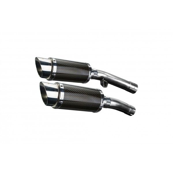 Delkevic slip-on kit Round Carbon 200mm - FJ1100/1200 (1984-1987)